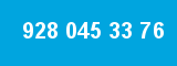 928 045 33 76 928 045 33 76
